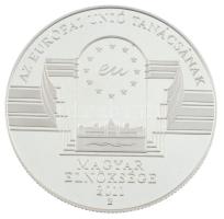 2011. 3000Ft Ag "Az Európai Unió Tanácsának Magyar Elnöksége" kapszulában, tanúsítvánnyal ...