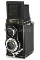 Meopta Flexaret IV.a 6x6 cm/24x36 mm kamera Belar 1:3,5/80 mm objektívvel jó állapotban,