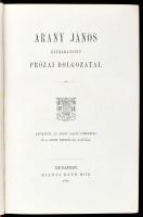 Arany János összes munkái II kötet. Bp.,1884, Ráth Mór. Kiadói aranyozott, festett egészvászon-kötés...