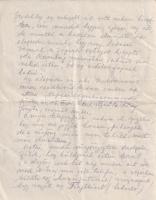 1915 Reiss Zoltán (1877-1945) magyar mérnök-főhadnagy, építész I. világháborús levele feleségének Ko...