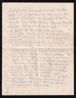 1915 Reiss Zoltán (1877-1945) magyar mérnök-főhadnagy, építész I. világháborús levele feleségének Ko...