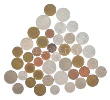 NSZK / NDK 43db vegyes fémpénz T:vegyes FRG / GDR 43pcs of mixed coins C:mixed