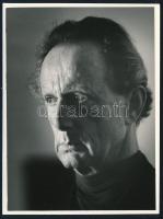 cca 1970 Ránki György (1907-1992) zeneszerző portréi, 4 db fotó, közte egy jelzett, 24x18 cm és 12,5...