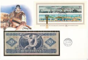 Magyarország 1980. 20Ft felbélyegzett borítékban, bélyegzéssel T:I Hungary 1980. 20 Forint in envelope with stamp and cancellation C:UNC