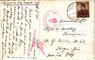 1941 Campulung Moldovenesc, Moldvahosszúmező, Kimpolung (Bukovina, Bukowina); general view. photo (f...