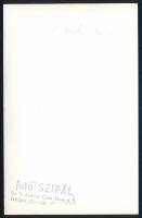 Csenki Imre (1912-1998) Kossuth-díjas zeneszerző, karnagy, zenepedagógus portréja, fotó, a hátoldalo...