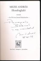 Mezei András: Honfoglaló. Versek. Az 50 éves Izrael köszöntése. New York-Bp.-Jeruzsálem,(1998),Múlt ...