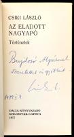 Csiki László 3 műve, a szerző által dedikáltak: Álkulcsok, Az eladott nagyapó, Kísértethajók. Kolozs...