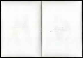 Bilicsi Tivadar (1901-1981) színészről készült felvételek, 6 db fotó, a hátoldalon pecséttel jelzett...