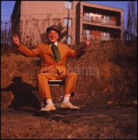 Bilicsi Tivadar (1901-1981) színészről készült felvételek, 6 db fotó, a hátoldalon pecséttel jelzett...