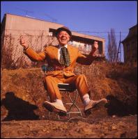 Bilicsi Tivadar (1901-1981) színészről készült felvételek, 6 db fotó, a hátoldalon pecséttel jelzett...