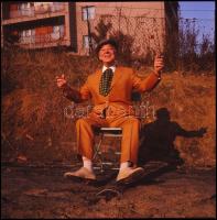 Bilicsi Tivadar (1901-1981) színészről készült felvételek, 6 db fotó, a hátoldalon pecséttel jelzett...