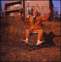 Bilicsi Tivadar (1901-1981) színészről készült felvételek, 6 db fotó, a hátoldalon pecséttel jelzett...