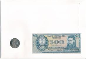 Paraguay / Kuba "Kereskedelmi flotta" érmés és bankjegyes felbélyegzett boríték, bélyegzés...