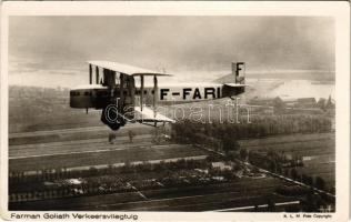 1931 Farman Goliath Verkeersvliegtuig / Francia utasszállító repülőgép / French airliner aircraft