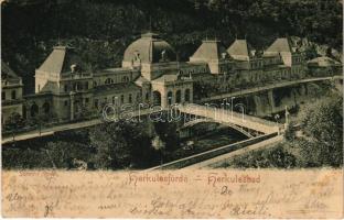 1902 Herkulesfürdő, Baile Herculane; Szapáry fürdő / spa, bath (fl)