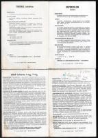 10 db régi gyógyszerész edényeket bemutató modern fotó sorozat 18x12 cm Hátulján gyógyszer reklámokk...