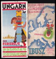 cca 1930 Ibusz és Magyarország 2 db képes turisztikai kiadvány