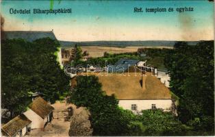 Biharpüspöki, Bischof Bihar, Episcopia Bihor; Református templom és egyház / Calvinist church (fl)