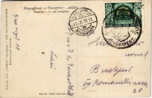 1940 Gyergyószentmiklós, Gheorgheni; Római katolikus templom / biserica / church + "1940 Gyergy...