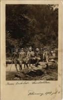1914 Petrozsény, Petrosani; Izvor torkolat Szurdukban / Pasul Surduc / Surduc gorge, mountain pass. photo (fl)