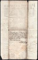 1823 Benyovszky János(1756-1827) püspök és Rudnyánszky József (1788-1859) püspök aláírása Rudnay Sán...