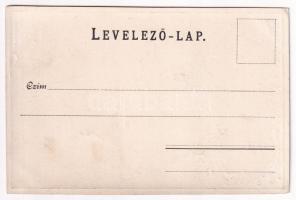 Besztercebánya, Banská Bystrica; Törvényszéki palota. Lechnitzky Otto kiadása. Szecessziós fémes hat...