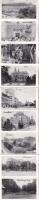 1939 Kassa, Kosice; Dóm. leporellólap 10 képpel / cathedral. leporellocard with 10 pictures (fl)