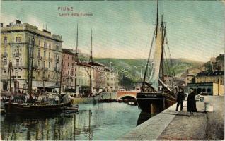 Fiume, Rijeka; Canale della Fiumara / canal, port