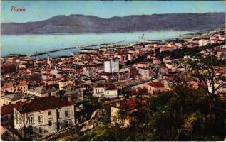 1913 Fiume, Rijeka; látkép / general view (EK)