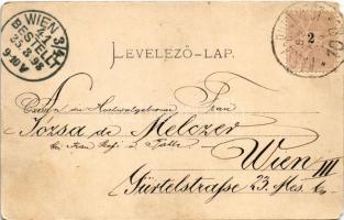 1899 (Vorläufer) Gödöllő, királyi kastély. Art Nouveau (EM)