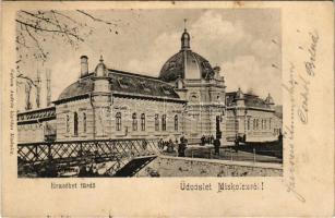 1902 Miskolc, Erzsébet fürdő. Gedeon András kiadása (fl)