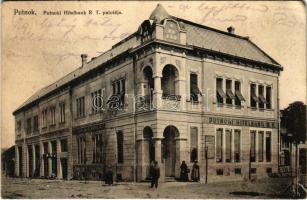 1923 Putnok, Putnoki Hitelbank R.-T. palotája, bútorraktár. Gärtner Ignác kiadása (fa)