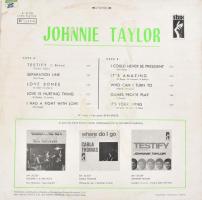 Johnnie Taylor - Testify (I Wonna), 
Vinyl, LP, Madrid, 1969. jó állapotban, borító hátul kissé sér...