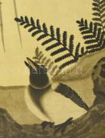 Kínai Festmény.
Vintage selyem-papír kézzel festett impozáns-5 méter hosszú! tekercs-kép, csiszolt ...