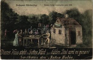 Budapest II. Hűvösvölgy, Balázs Antal vendéglője anno 1800 (EK)