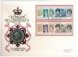 Nagy-Britannia 1986. 2P Ni-sárgaréz II. Erzsébet / Nemzetközösségi Játékok érmés borítékban, bélyegzéssel és német nyelvű leírással T:UNC,AU  Great Britain 1986. 2 Pound Ni-Brass Elisabeth II / Commonwealth Games in coin envelope with stamp, cancellations and german language information sheet C:UNC,AU Krause KM#947