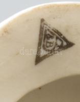 2 db B&B porcelán lányka. Kézzel festett, jelzett, minimális kopással 15 cm