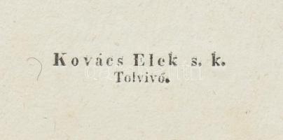 1848 Agyagfalva, szász és román nemzetiségűekhez intézett szózat a szabadságharc ügyében
