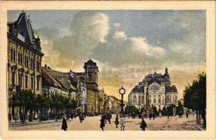 Kassa, Kosice; Fő utca, színház / main street, theatre (EK)