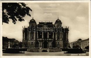 1935 Zagreb, Zágráb; Kazaliste / színház / theatre