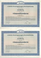 Budapest 2000. "Reanal Finomvegyszergyár Részvénytársaság" névre szóló törzsrészvénye 10.0...