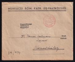 1939 Munkács üzen a visszafoglalt Munkácsról szóló kiadvány képekkel. 8p + a helyi római katolikus k...