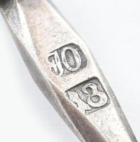 Antik ezüst (Ag) midertű ( egy, a fűzőre emlékeztető ruhanemű) jelzett 13 latos fémjel, kövekkel ékí...