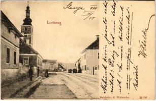 1904 Ludbreg, Fő utca. S. Weinrebe kiadása / main street (EK)