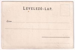 Besztercebánya, Banská Bystrica; Törvényszéki palota. Lechnitzky Otto kiadása. Szecessziós fémes hat...