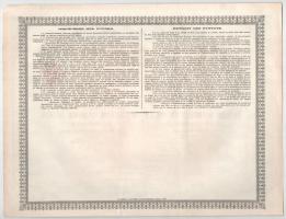 Orosz Birodalom / Szentpétervár 1897. "Société Métallurgique Russo-Belge" részvénye 250R-r...