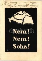 1941 Nem! Nem! Soha! Kiadja a Magyar Nemzeti Szövetség / Hungarian irredenta propaganda, Trianon (EK)