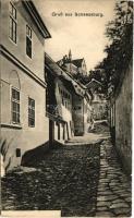 Segesvár, Schässburg, Sighisoara; utca / street view (non PC) (fa)