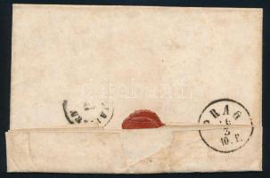 ~1864 5kr levélen / on cover "PUTNOK" - Prág